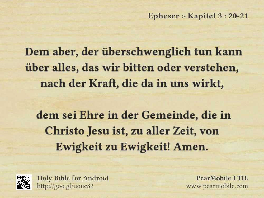 Epheser, Kapitel 3:20-21